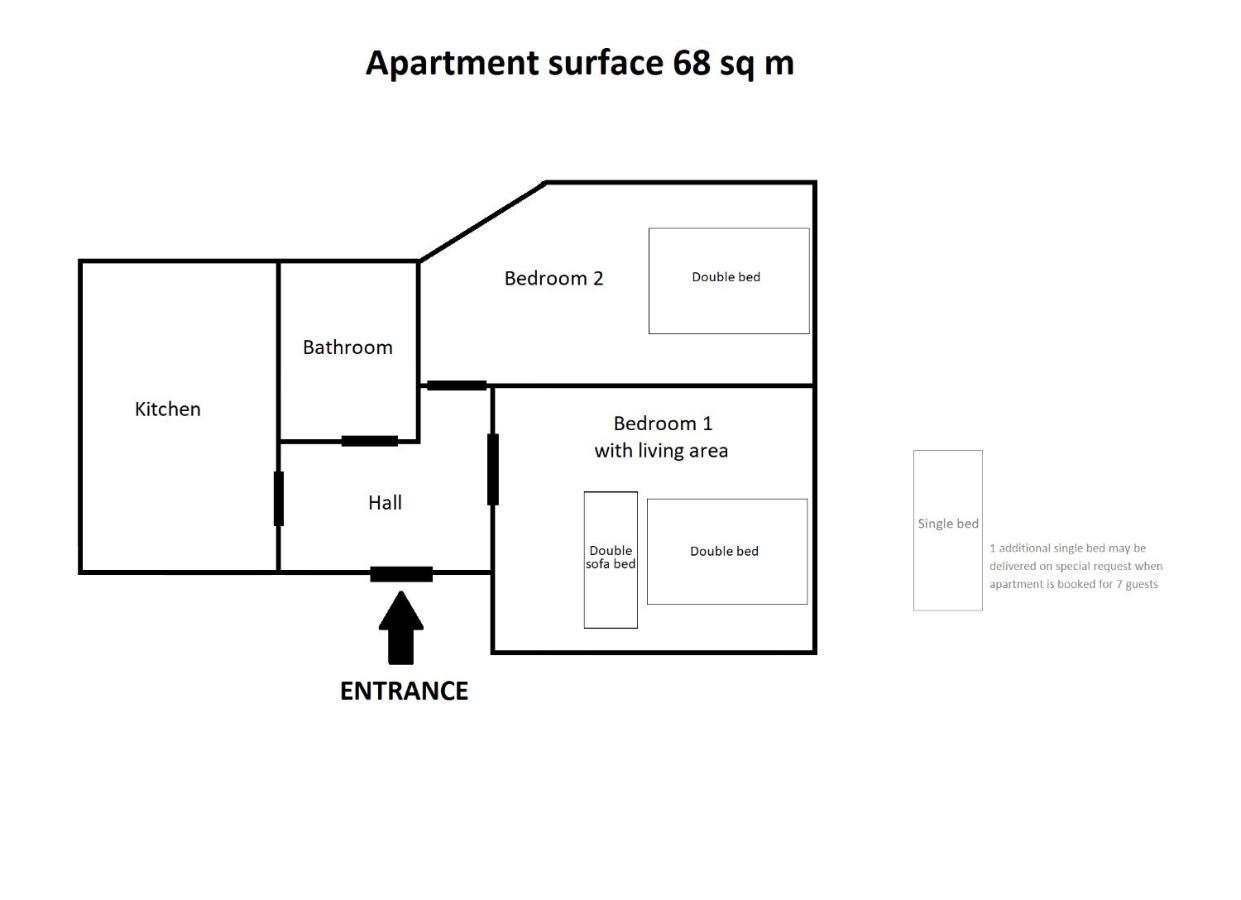 Krakow Old Town 2 Bedroom Royal Apartment 外观 照片